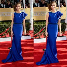 Изготовленная на заказ оболочка Bateau Ruched рукав великолепный для красной дорожки, популярное вечернее платье