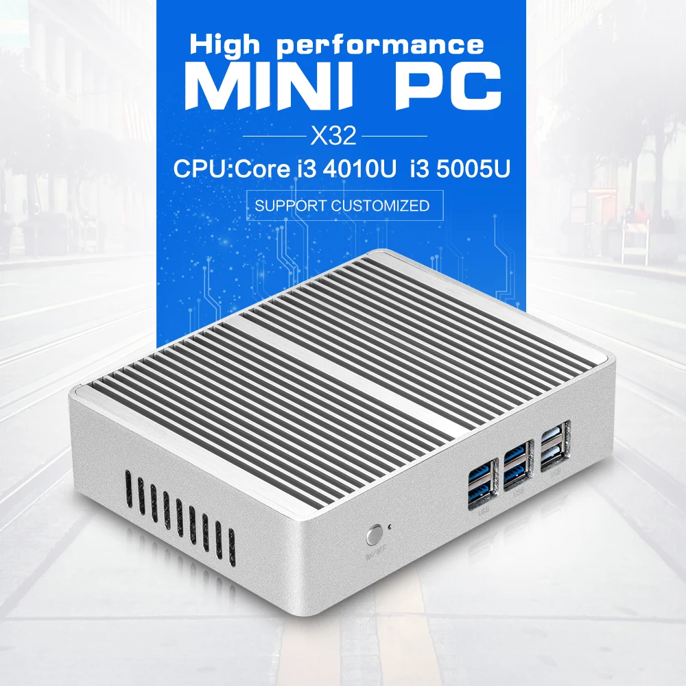 XCY Mini Computer 5005u 4010u X32 i3 Core i3 Barebone Mini PC Desktop