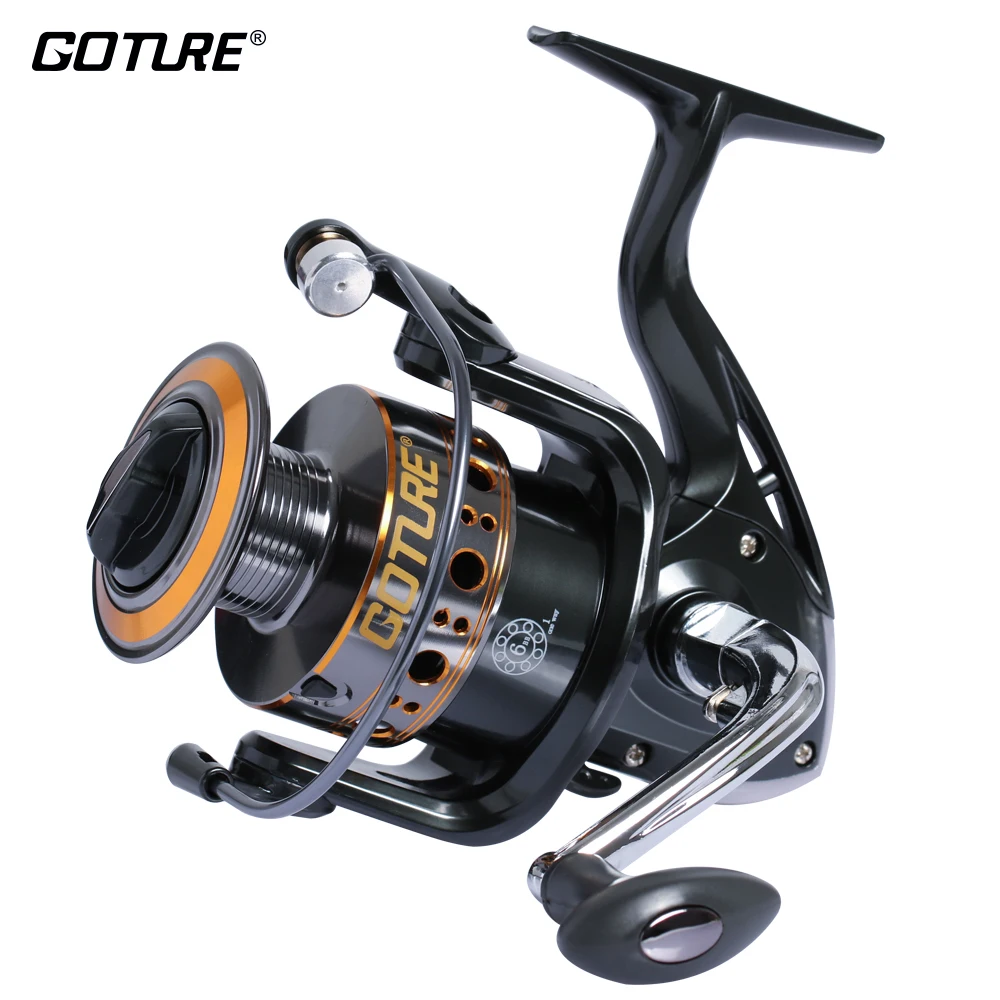 

Goture Spinning Fishing Reel 6 Ball Bearings +1 Roller Bearing 1000-7000 Series Spinning Reel Boat Rock Fishing Wheel