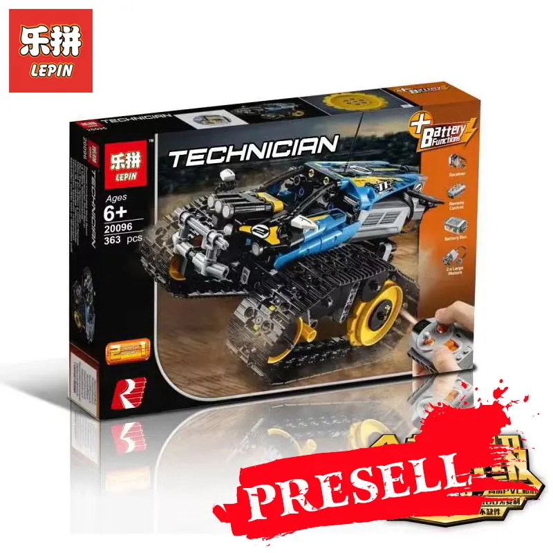 

LEPIN 20096 Compatible with legoing 42095 Technic Series Remote Control Stunt Racer Set Building Blocks Bricks Educational Toys