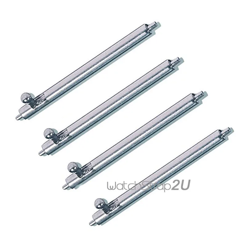 

4pcs 1.5mm Diameter Quick Release Spring Bars Stainless Steel Watch Band Strap Pin Bar 18mm 20mm 22mm 24mm