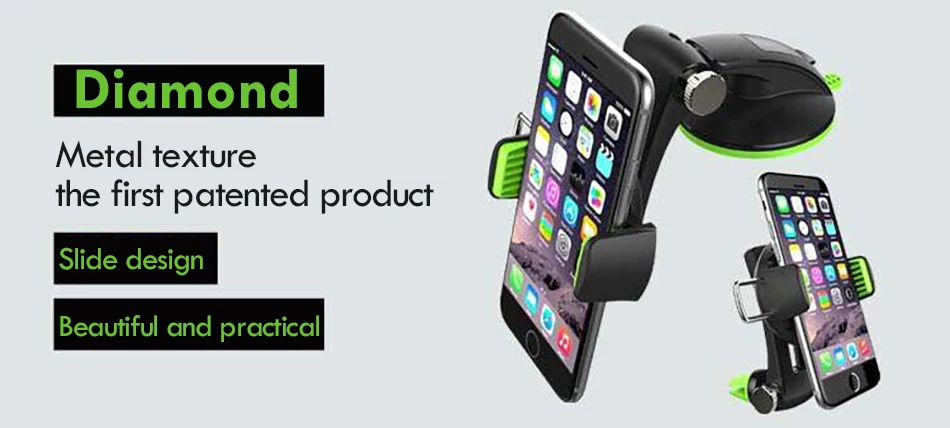 !ACCEZZ Universal Car Phone Holder For iPhone X 8 Plus 360 Degree Rotating Support Bracket For Xiaomi Samsung Glass Mount Stand (1)