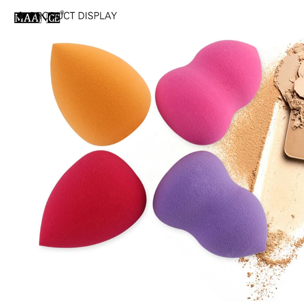 

4Pcs/Lot Water Drop Gourd Makeup Sponge Puff Face Foundation Powder Tools Be Bigger in Water #268919