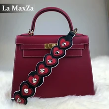 2017 Women Luxury Brand Runway Cowhide Skin Handbags