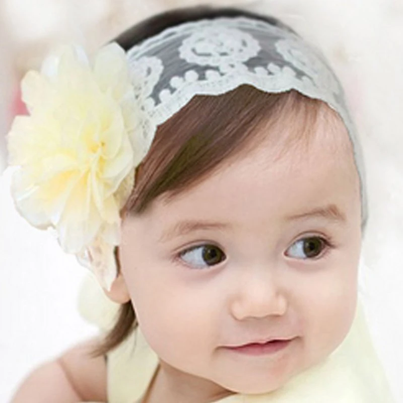 baby with beautiful hair
