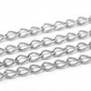 DoreenBeads 6 м тусклые Серебристые цветные звенья-открытые снаряженные цепи 5,5 мм x 3,5 мм (B13009) ► Фото 1/3