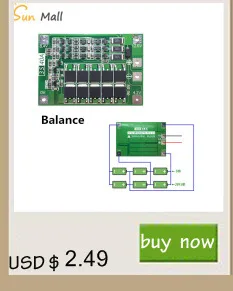 4S 20A/5S 20A BMS плата/литиевая батарея Защитная плата