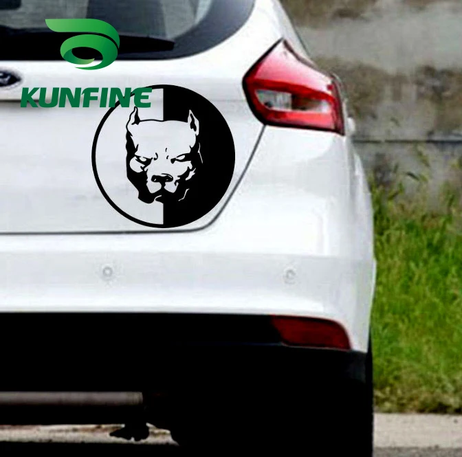 pitbull super hero dog car sticker car decal-4 - 