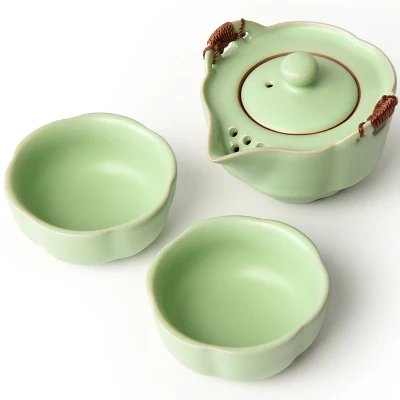 01 Wourmth кофейные чайные наборы керамический чайник gaiwan чашка чая портативный дорожный чайный набор китайские чайные наборы кунг-фу логотип DIY - Цвет: 01