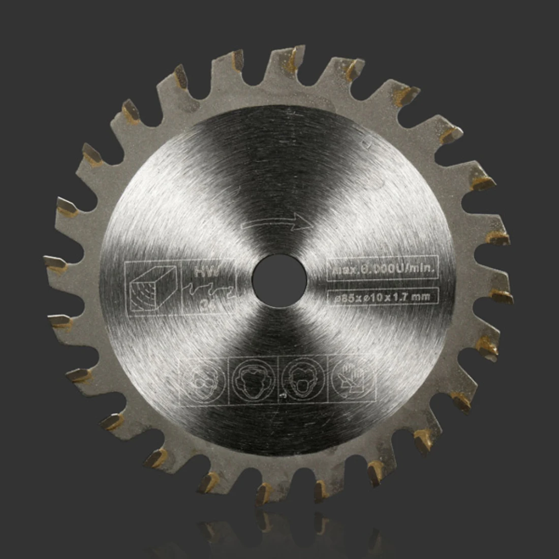 85 мм 24 зубы TCT пильный диск колесные диски для Пластик резки Прочный 85X10X1,7 мм