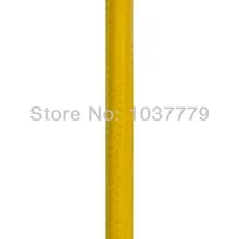 6 м/лот желтый текстильный кабель кулон лампа из ткани медная проволока с покрытием для Люстра edison