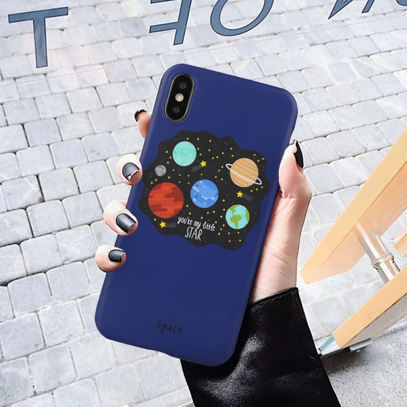 Чехол для телефона GYKZ с рисунком Вселенной планеты космоса iPhone 7 XS MAX XR X 6 6s Plus