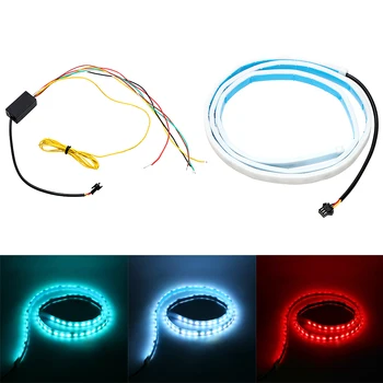 

FORAUTO Car RGB LED Strip Signal Lamp Multi-function Turn Signal Light Brake Light Flashlight Car-Styling Rear Trunk Tail Light