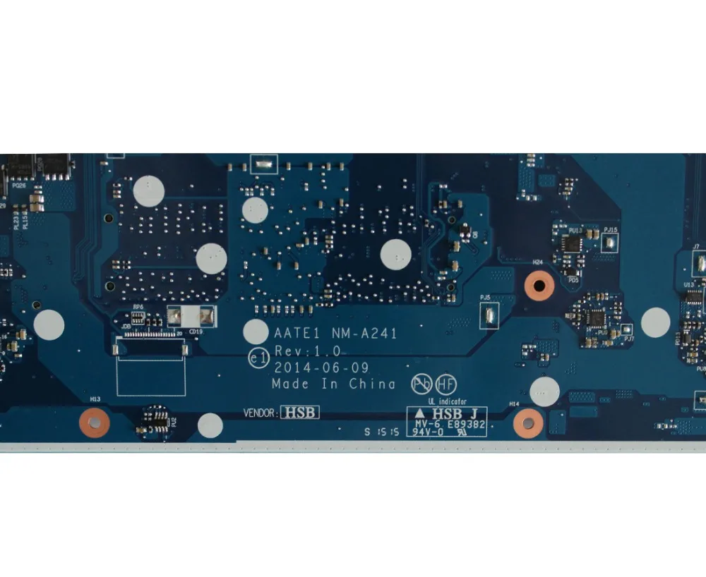 AATE1 NM-A241 для lenovo E555 Материнская плата ноутбука AATE1 NM-A241 REV1.0 с A6-7000 Процессор DDR3 REV: 1,0 материнская плата полностью проверена