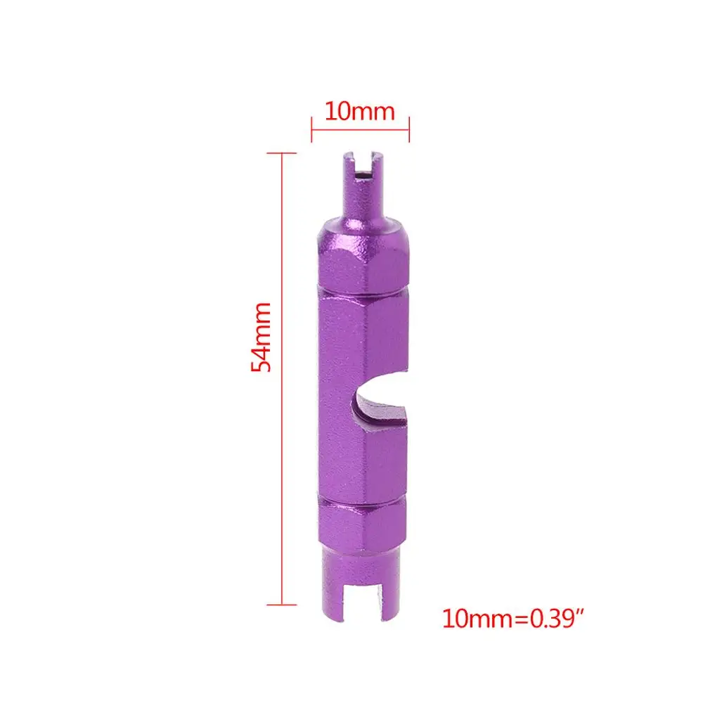 

Bicycle Valve Remover Removal Aluminum Alloy CNC MTB Bike Parts Repair Tools For Schrader For Presta Purple Cycling Accessories