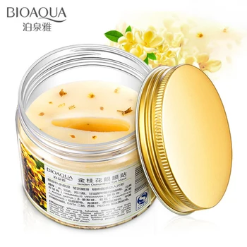 BIOAQUA Gold Osmanthus Eye Mask 80 Pcs/ Bottle Eye care Collagen gel Whey Protein Sleep Patche Remover dark Circles Eye Bag