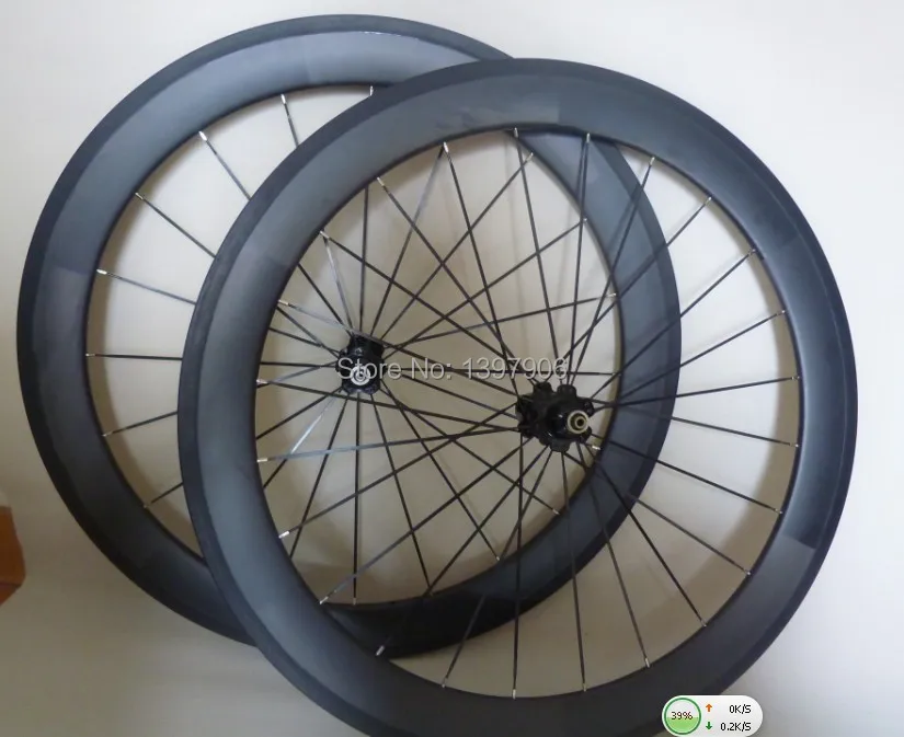 

carbon wheelset for road bike wheels 700c 60mm Factory OEM tubular bicycle wheel novatec hubs 271/372 width 25mm bicycle rims