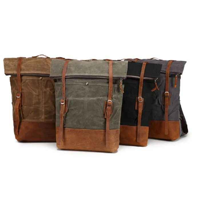 Men Casual Canvas Backpacks Vintage School Bags Young Large Capacity Travel Bag Women Mochila Leather Laptop Backpack Rucksack Men Casual Canvas Backpacks Vintage School Bags Young Large Capacity Travel Bag Women Mochila Leather Laptop Backpack Rucksack