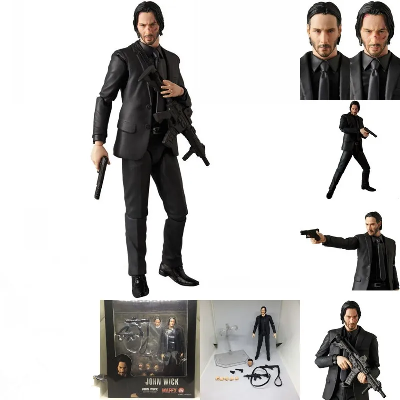 15 см Горячая JOHN WICK Mafex 070 ПВХ фигурка Модель Коллекционная игрушка подарок