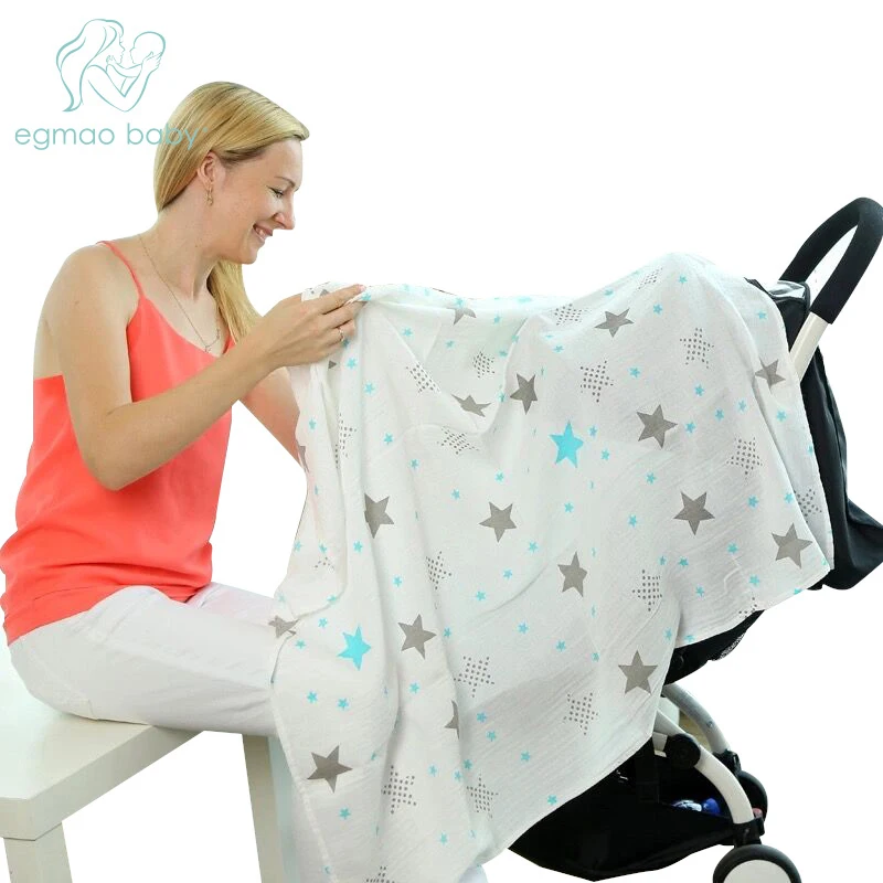 

Muslin Baby Swaddle Towel Bedding Baby Blanket Envelope For Newborns Baby Bedding Diapers 100% Cotton Baby Blanket