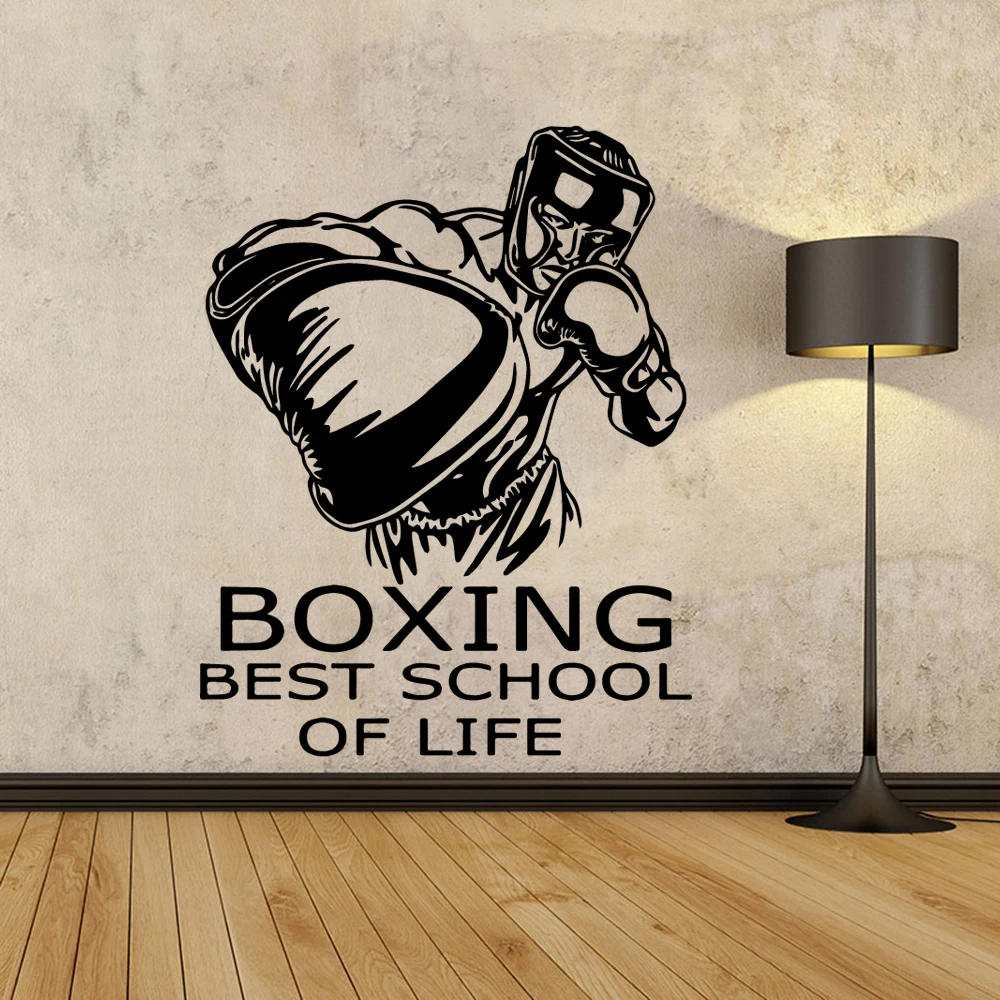 Hot boxing Decal Removable Vinyl Mural Poster For Kitchen Restaurant Wall Decoration Muralsin