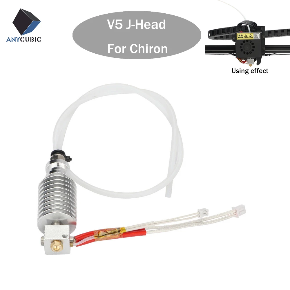 ANYCUBIC 1 75 мм/0 4 мм V5 J head Hotend 24 В фотоаксессуары для 3D принтера Chiron|Детали и