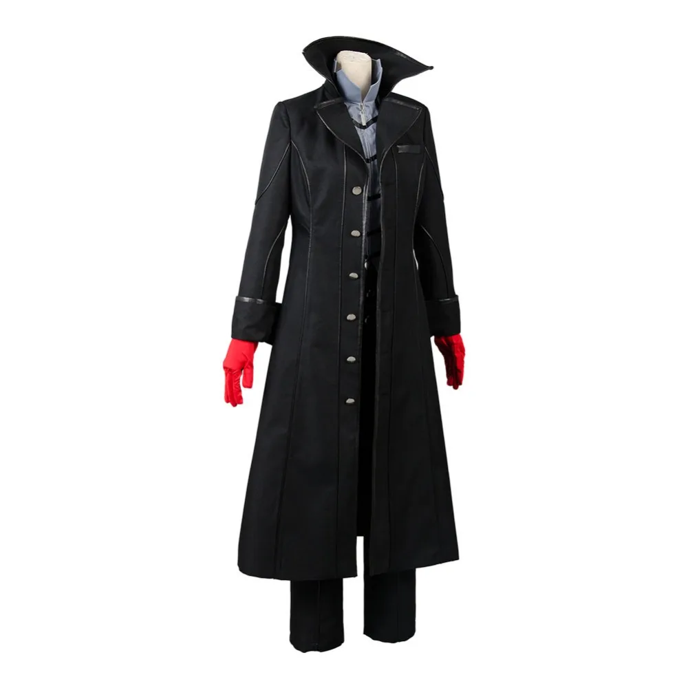 Persona 5 Cosplay P5 Joker Costume Jacket Ren Amamiya Full Set Akira Kurusu Uniform Outfit for Men - Party Halloween image 4