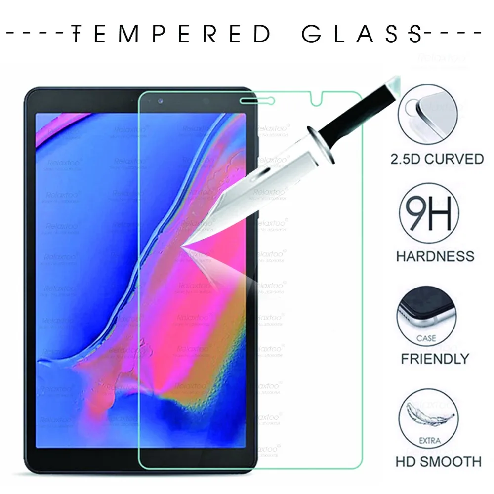 

​Screen Protector Tempered Glass for Samsung Galaxy Tab A 8.0 2019 P200 P205 With S Pen 8.0" Tablet Protective Film Cover