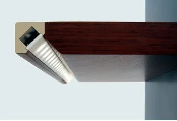 Алюминиевый Угловой светодиодный светильник, профиль, монтажная дорожка 45 °, подходит для серии MDF, светодиодный светильник