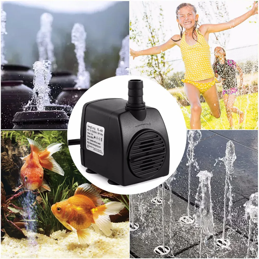 Magicfly 15w Fountain Water Pump for Aquarium Fish Tank Coral Reef
