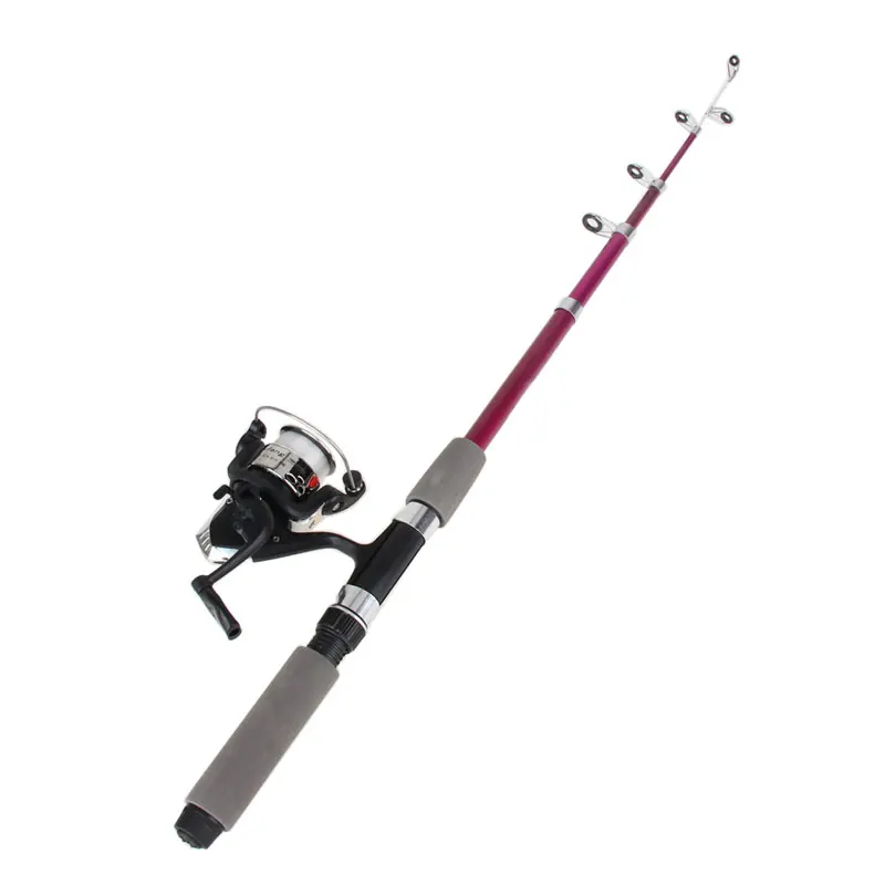 1.8m/1.5m Portable Fishing Rod Combo Mount Fishing Rod Reel Kit Floats Hooks Fish Tackle Neoprene Handle Screw Compelet Starter