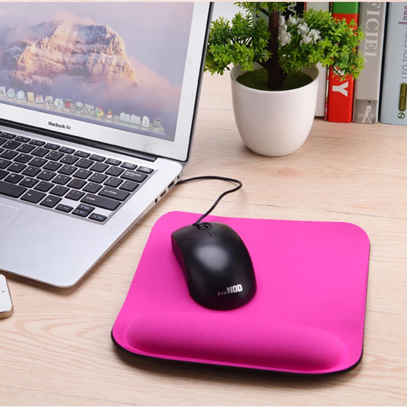 2017 New Thicken Square Comfy Wrist Mouse Pad For Optical/Trackball Mat