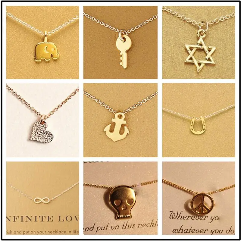 Dogeared Thanks Sparkling Elephant Anchor Floating Locket Charm Gold