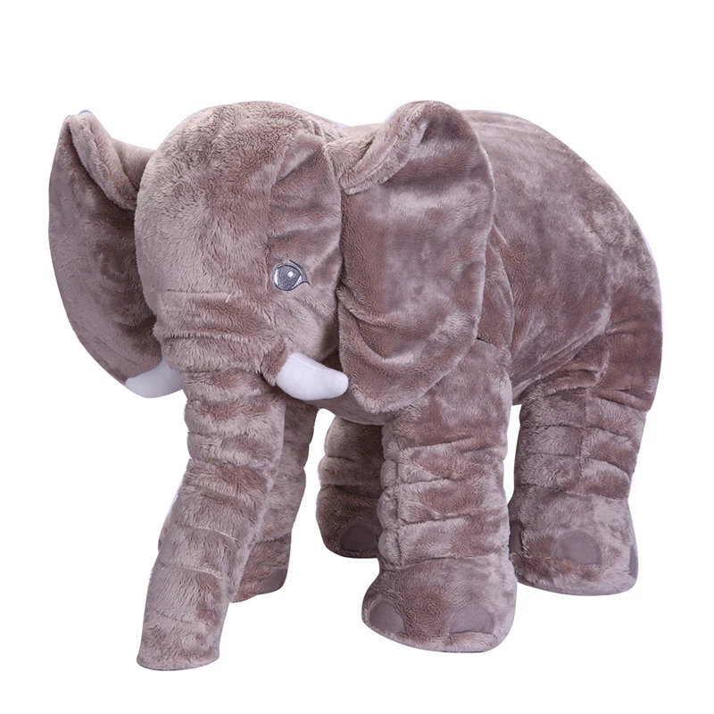 60 Cm Infantile Peluche Elephant Apaiser Elephant Playmate Calme Poupee Bebe Jouet Elephant Oreiller Reel La Vie En Peluche Jouets En Peluche Poupee Aliexpress