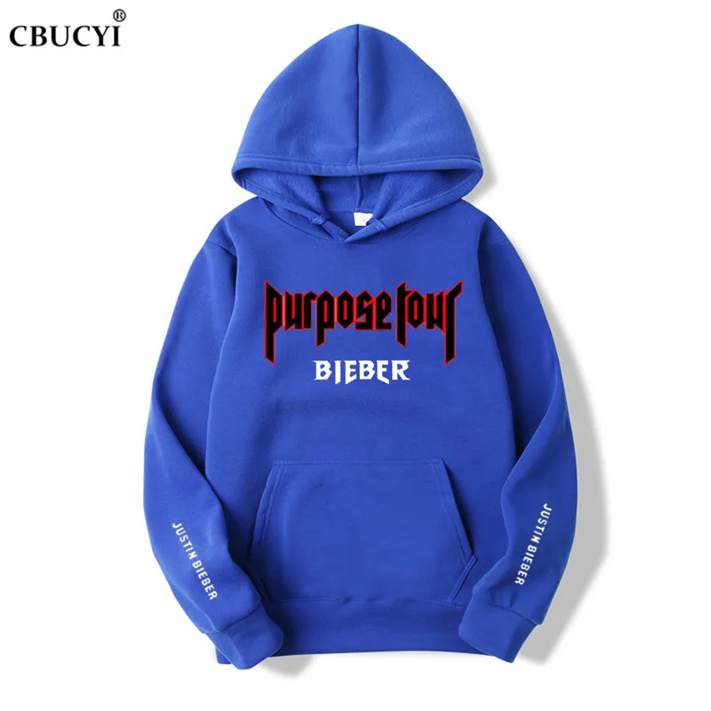 2019 New Purpose Tour Hoodies Men Justin Bieber Purpose Tour Hoodie sudaderas para hombre Sweatshirts Men Swag Tyga Hoodie