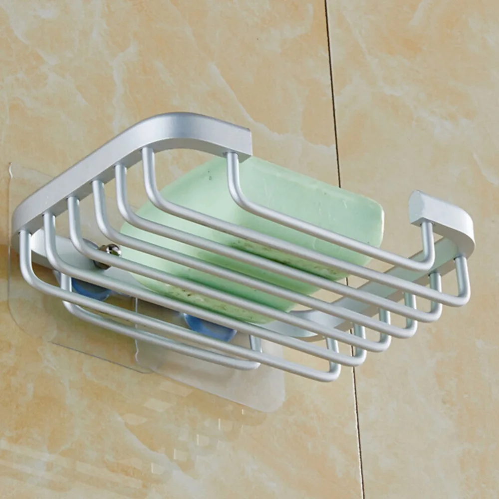 Convenient Stainless Steel Soap Dishes Convinient Wall-Mounted Bathroom Shower Soap Holder Storage Wholesale