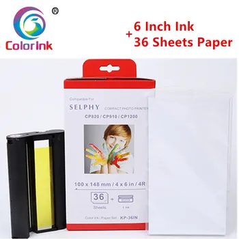 

Ink Cartridge for Canon Selphy CP Series Photo Printer CP800 CP810 CP820 CP900 CP910 CP1200 CP1300 CP1000 printer photo paper