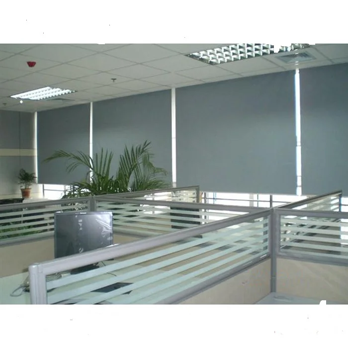 Cheap Custom UV plant office full blackout curtains shade translucent Home Rolling Blinds-in