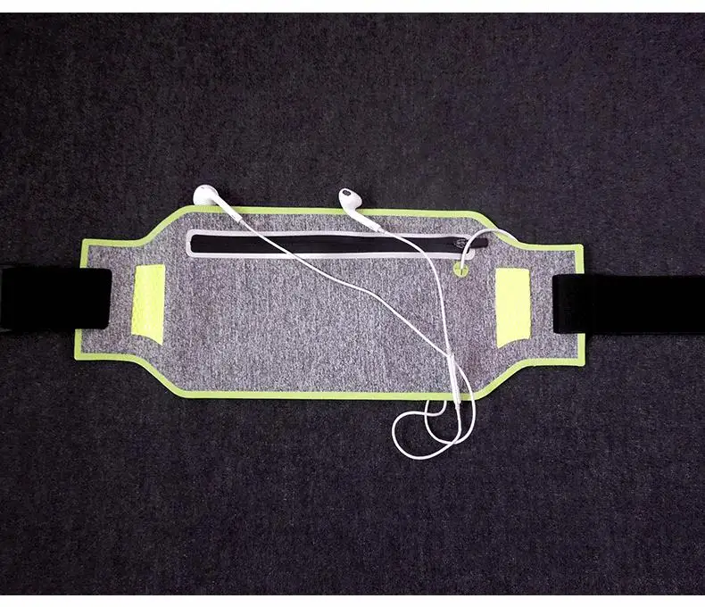 Уличная спортивная поясная сумка для мобильного телефона Непромокаемая ткань многофункциональные мужские и женские марафонские пояса противоугонные невидимые карманы