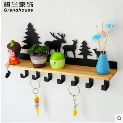 

Punch - free clothes rack wall hanging coat rack strong viscose hanger