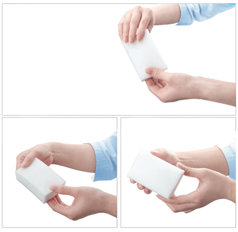 LIYIMENG 20pcs Magic Sponge Eraser 10 6 2cm Multi-Functional Kitchen Dish Cleaning Sponge Office Bathroom Clean Accessory 8