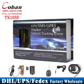 

30Pcs/Lot Factory Price Vehicle Car GPS SMS GPRS Tracker Real Time Tracking Device Syatem Remote TK103B