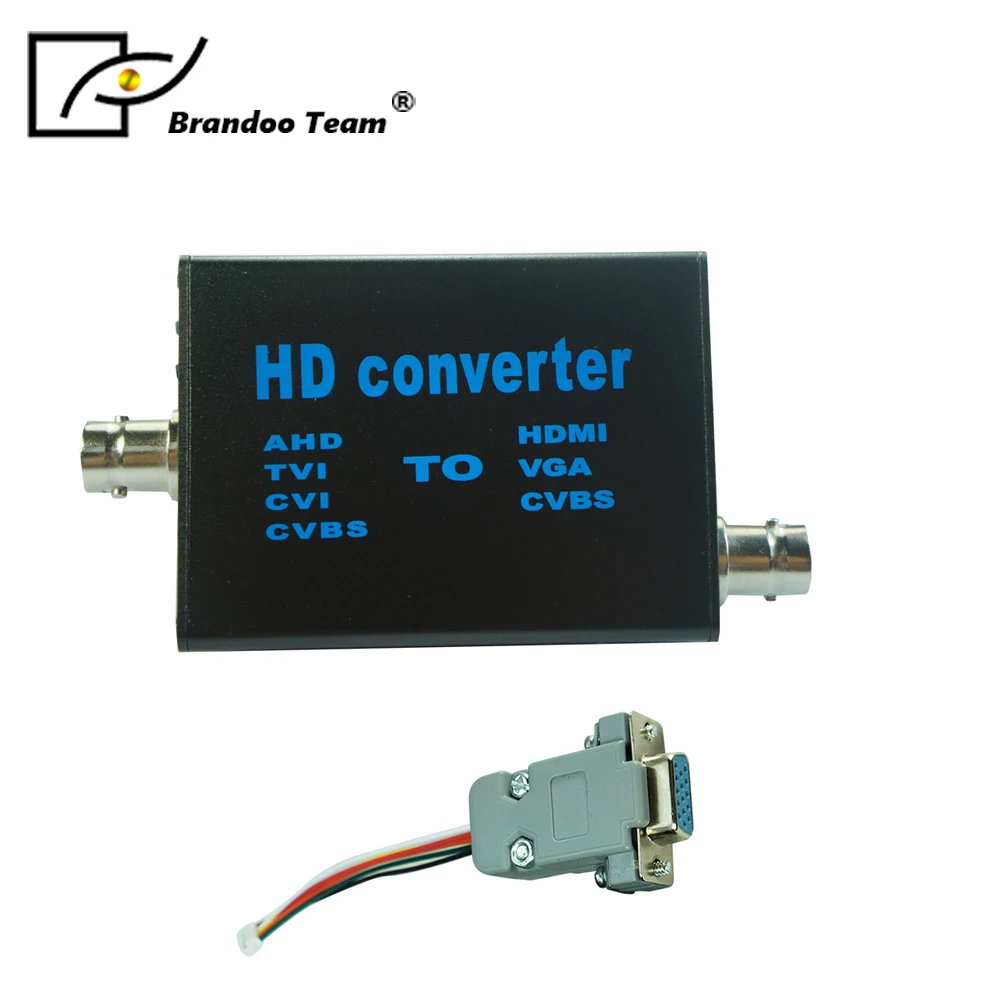 AHD к HDMI/VGA/CVBS HD Video Converter Поддержка 1080 P 720 P HDMI изображения Выход, с VGA внешний разъем