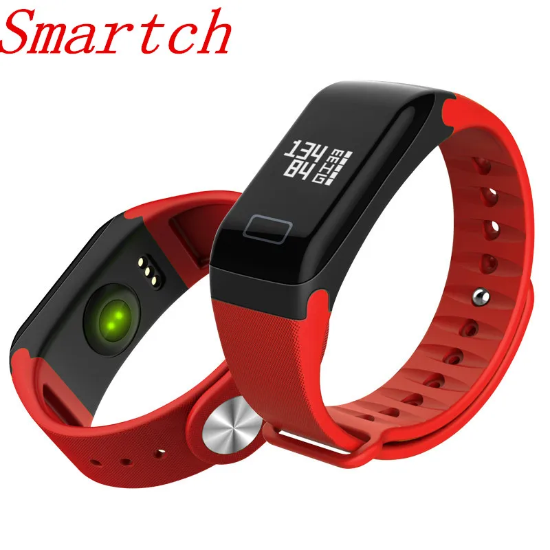 Smartch New Smart Band Blood Pressure Watch F1 Smart Bracelet Watch Heart Rate Monitor SmartBand Wireless