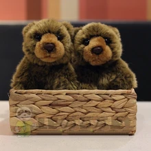 Аляска Маленький коричневый медведь игрушечный медведь плюшевая игрушка маленький плюшевый фигурка медведь 16 см