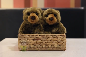 

Alaska Little Brown Bear Doll Bear Plush Toy Plush Toy Little Teddy Bear Figurine 16cm