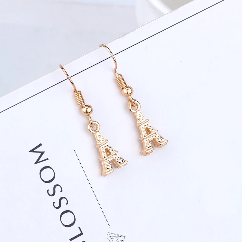 Lovely-3D-Paris-Eiffel-Tower-Earrings-For-Women-Fashion-Gold-Color-Drop-Dangle-Earings-Earring-Female (2)