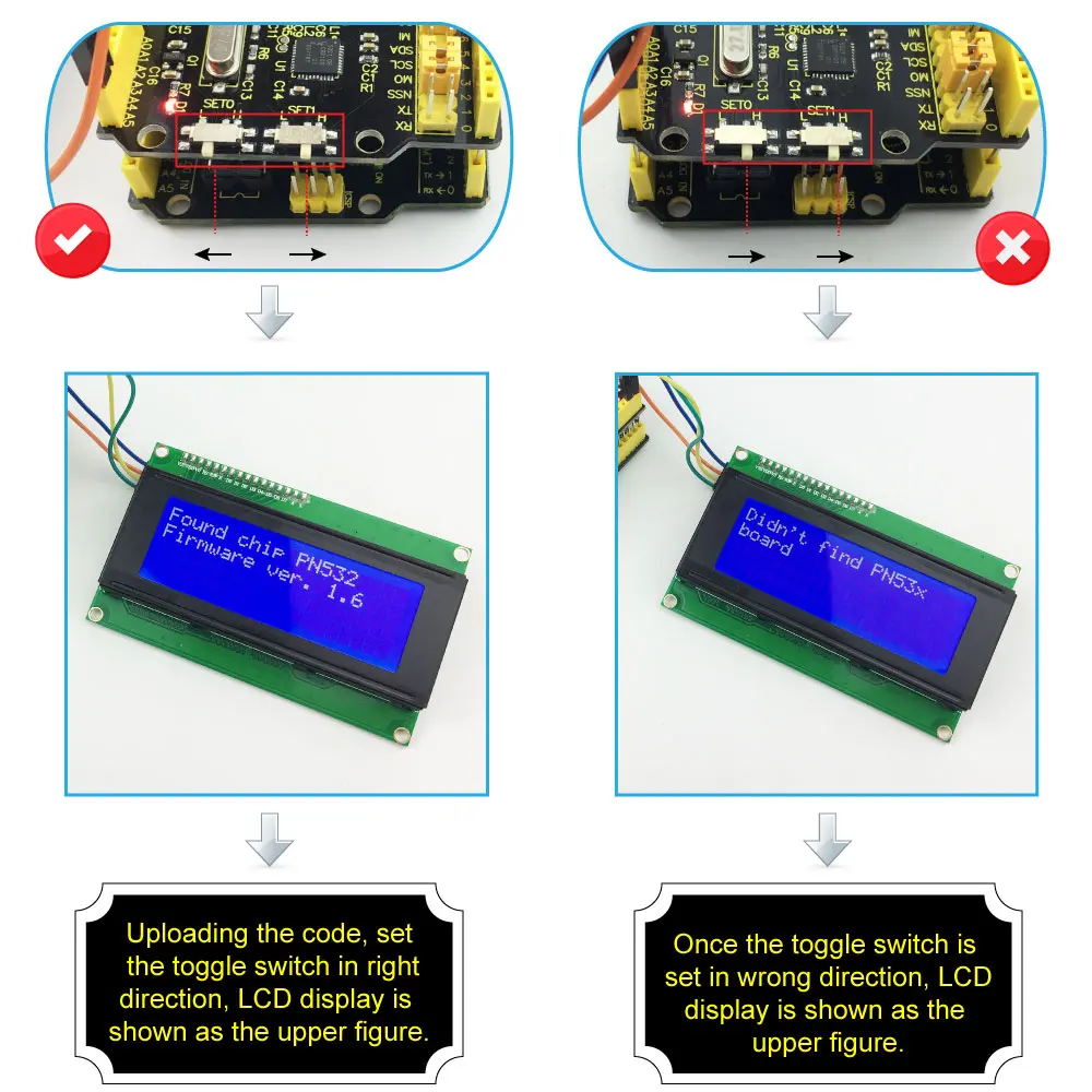 Keyestudio PN532 NFC/RFID контроллер щит для arduino uno r3