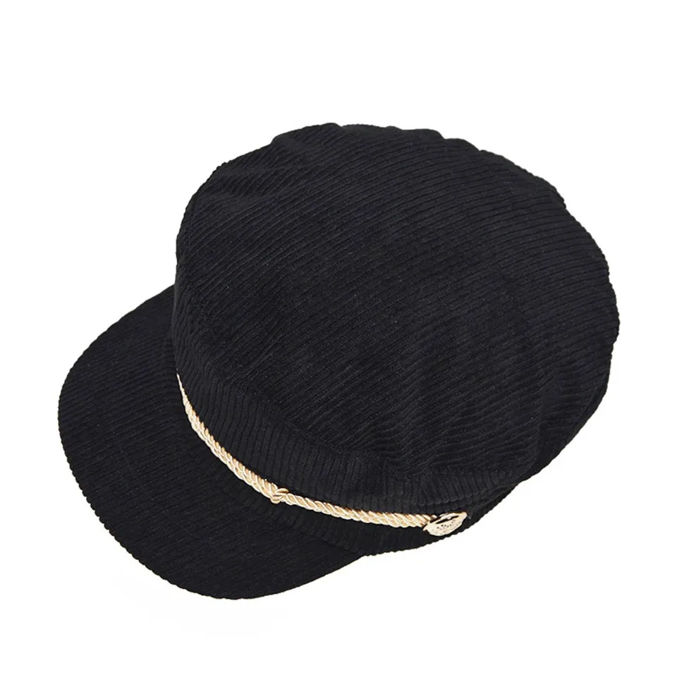 Однотонные кружевные Вельветовые женские береты на плоской подошве, женская элегантная шляпа для пекаря, осенняя классическая женская шляпа