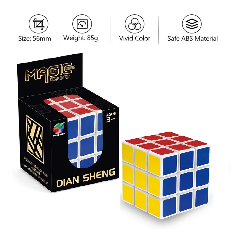 3x3x3 Магический кубик Спиннер Кубик Рубика головоломка stickerless профессиональная